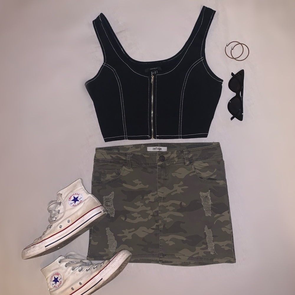 Camo Miniskirt